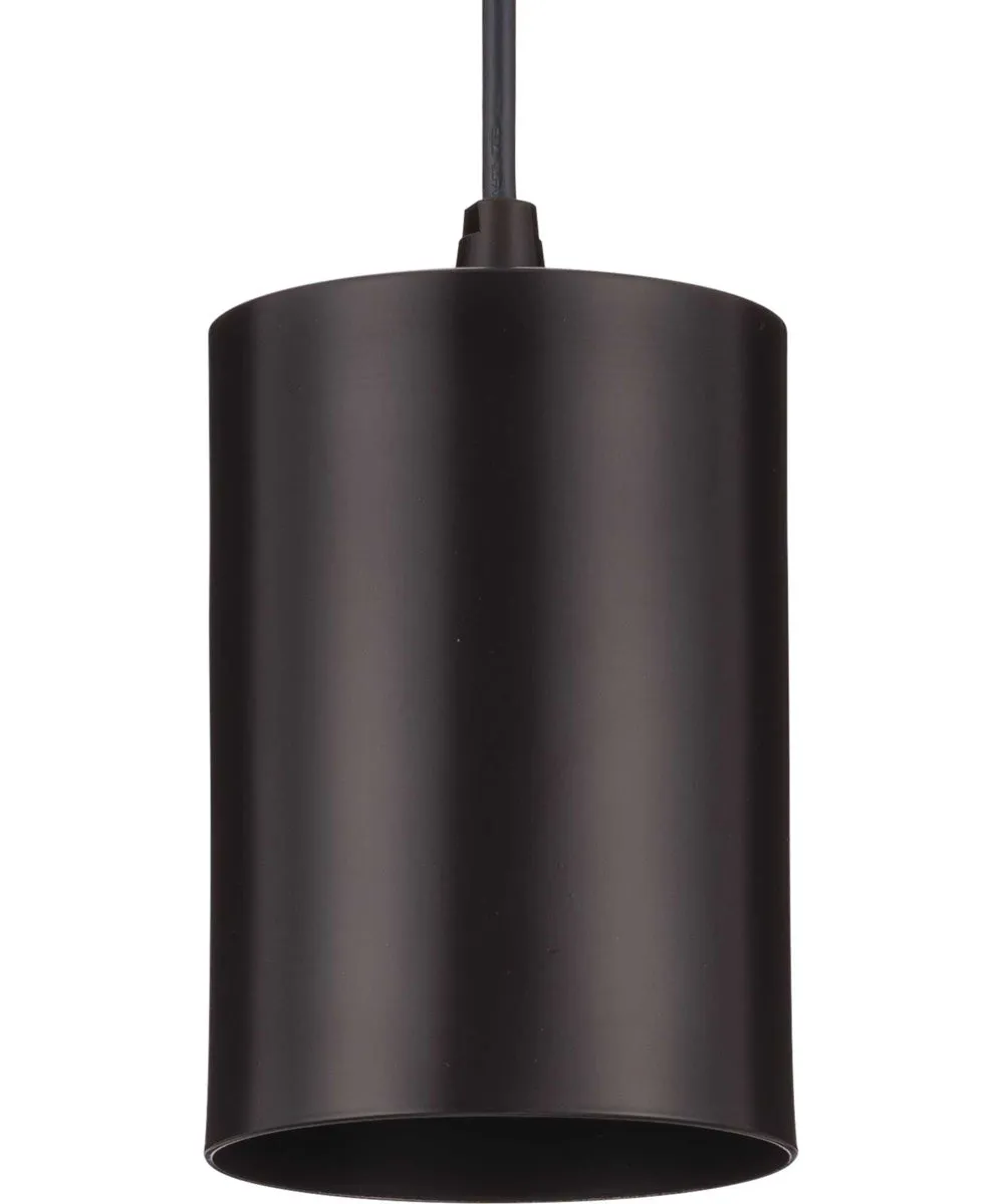 5"  Outdoor Aluminum Cylinder Cord-Mount Hanging Light Antique Bronze
