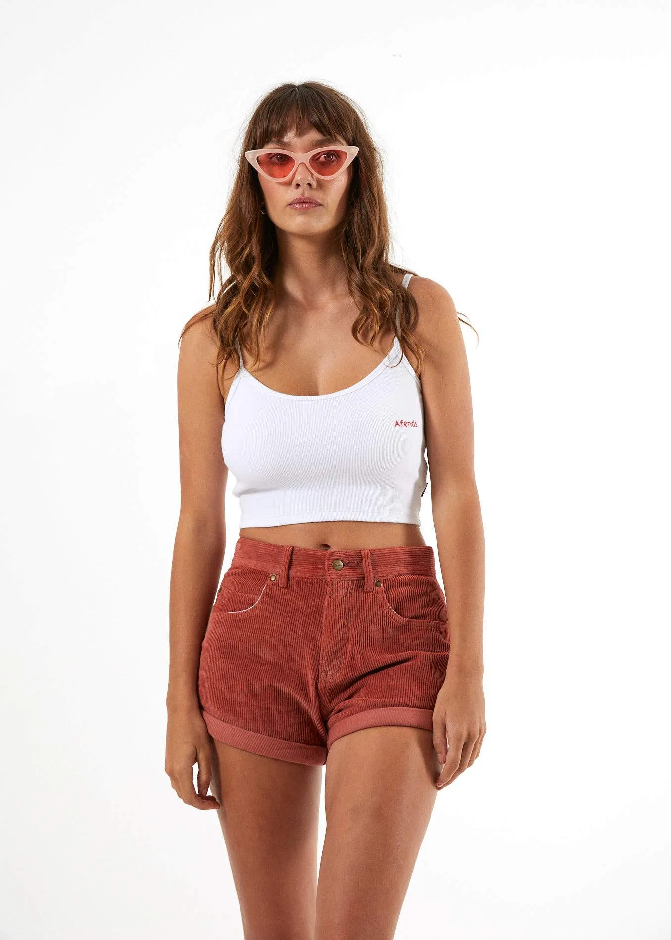 Afends Womens Tyler - 8 Wale Corduroy Short