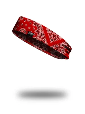 All-Season Contoured Headband - Axl Rose Red Bandana