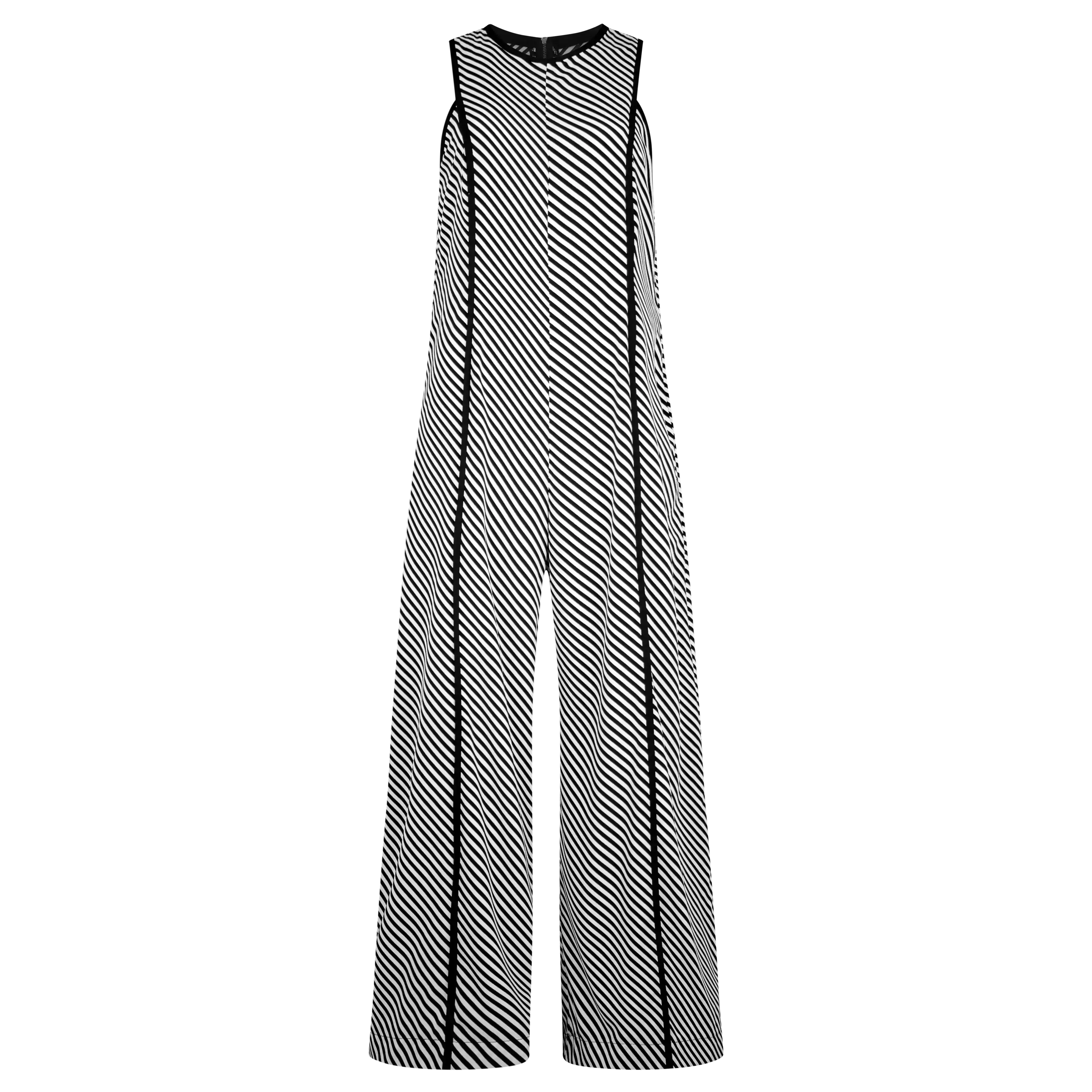 BOSWELL Diagonal Print Black