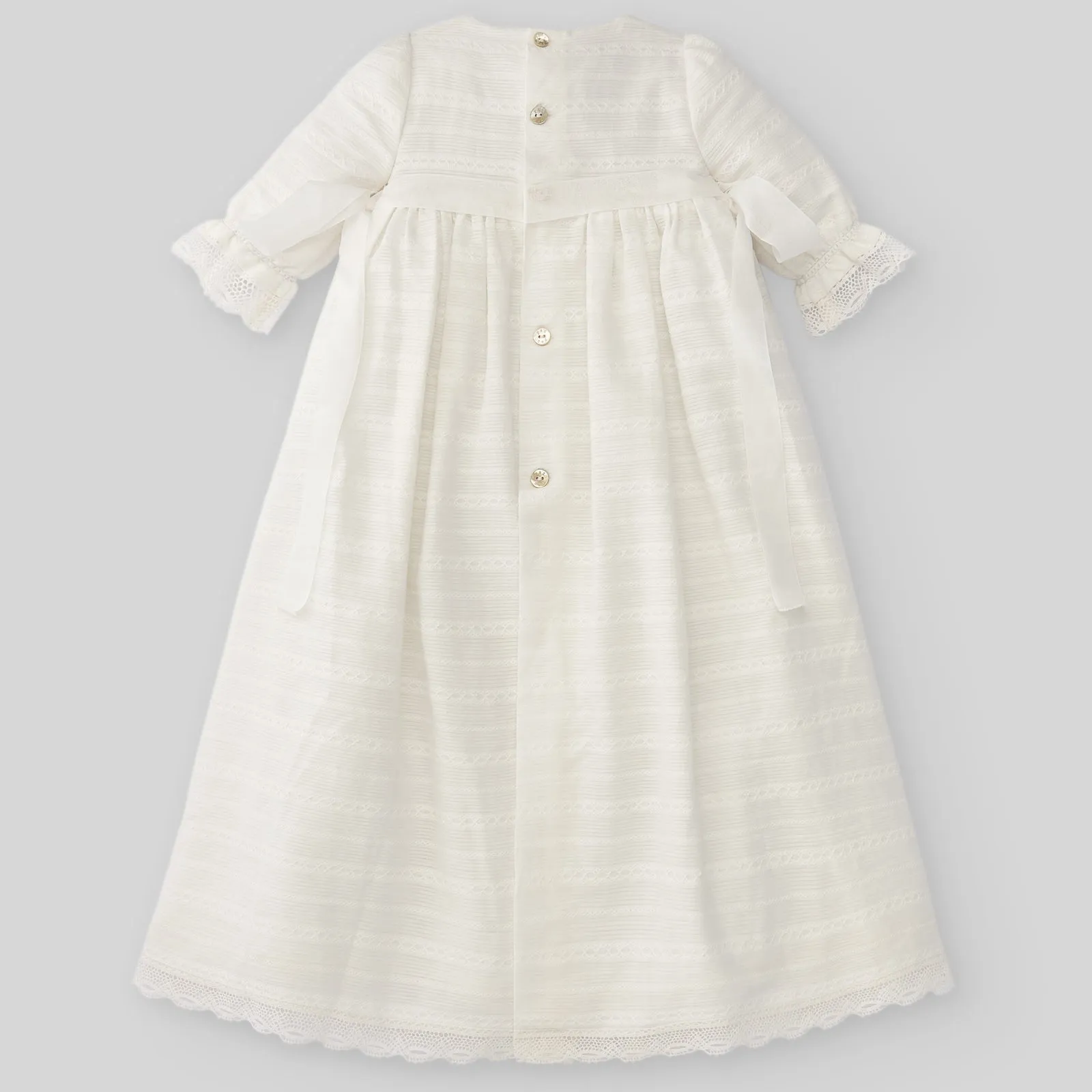Christening Baby Dress with Bonnet