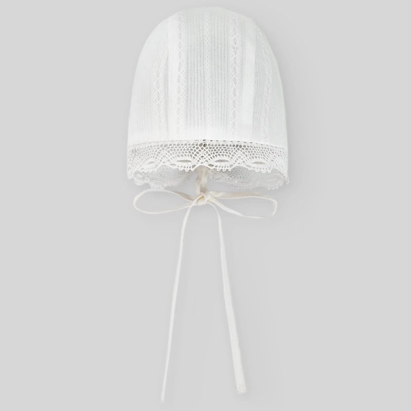 Christening Baby Dress with Bonnet