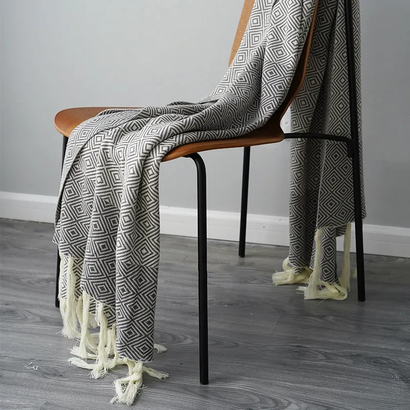 Cotton Throw With Tassel