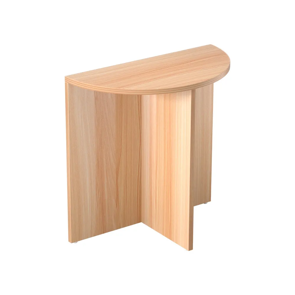 Melamine Finish Semi-circle Coffee Table 48CM - Artiss