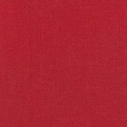 Nirvana Double Gauze Solid in Rich Red
