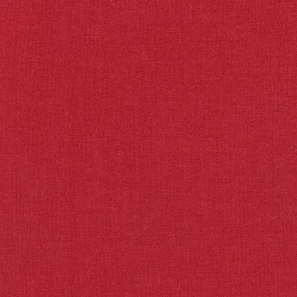Nirvana Double Gauze Solid in Rich Red
