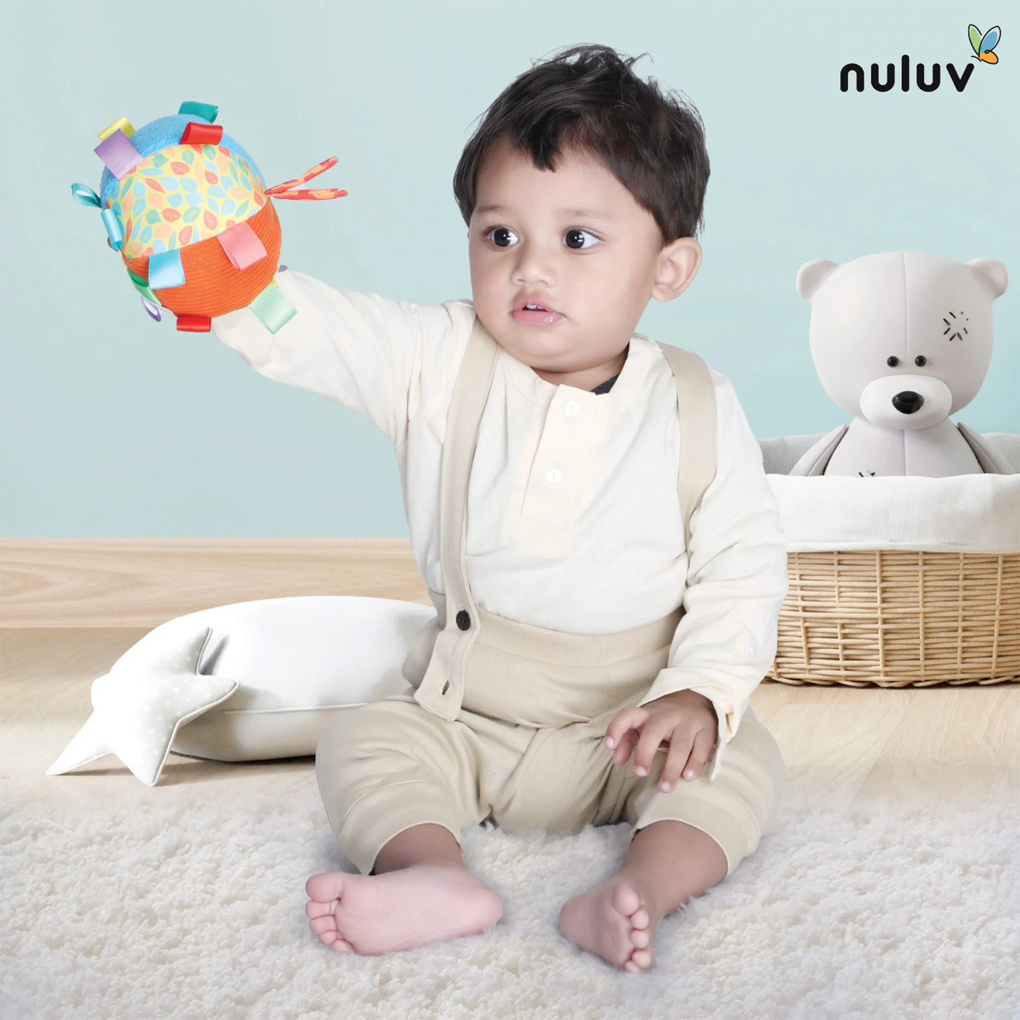 Nuluv Activity Ball 3  Months Multicolor