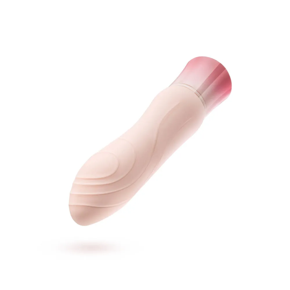 Oh My Gem By Blush® | Elegant: 5.5 Inch Warming G Spot Stimulation Vibrator in Morganite with Powerful RumboTech™ Technology