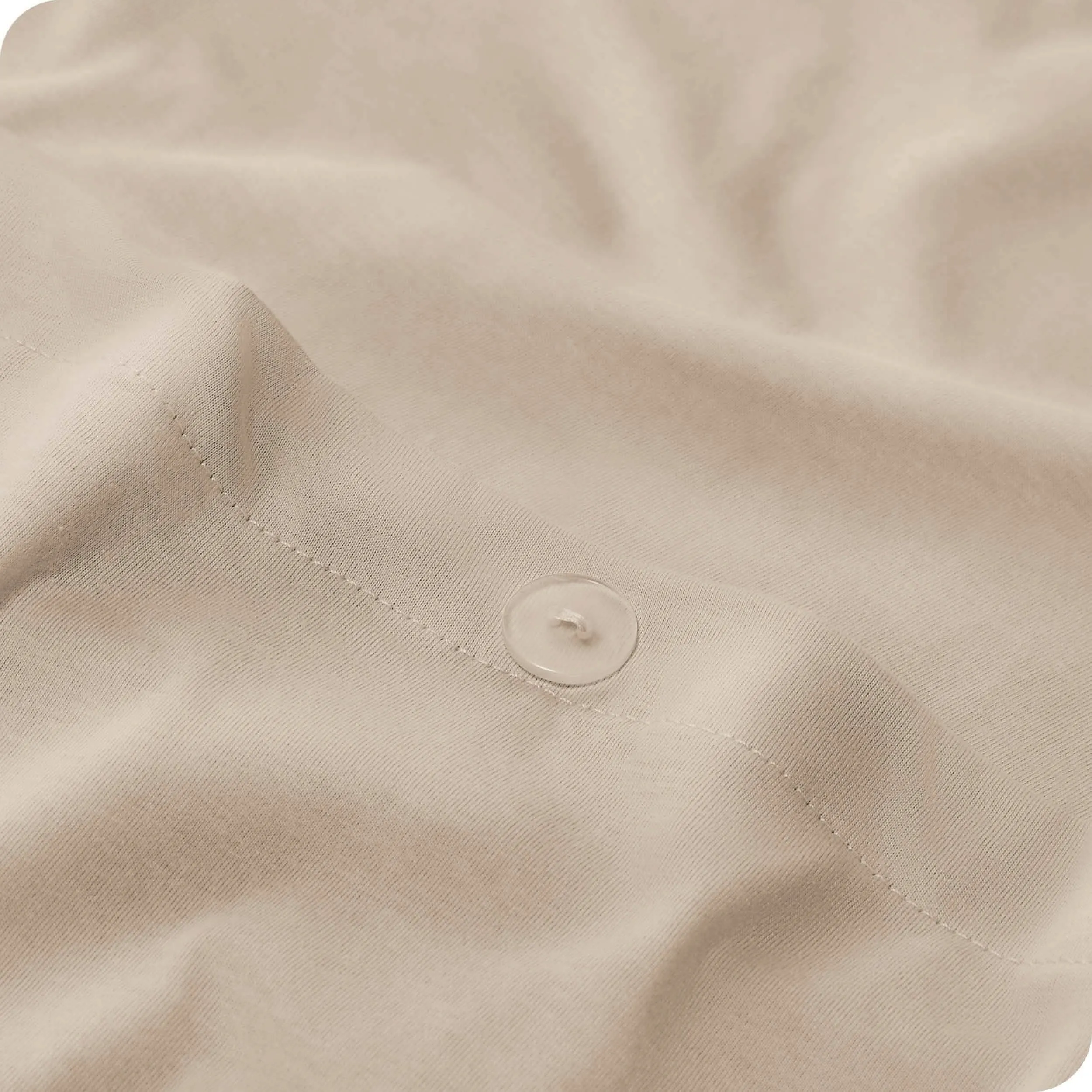 Organic Cotton Jersey Duvet Cover Set