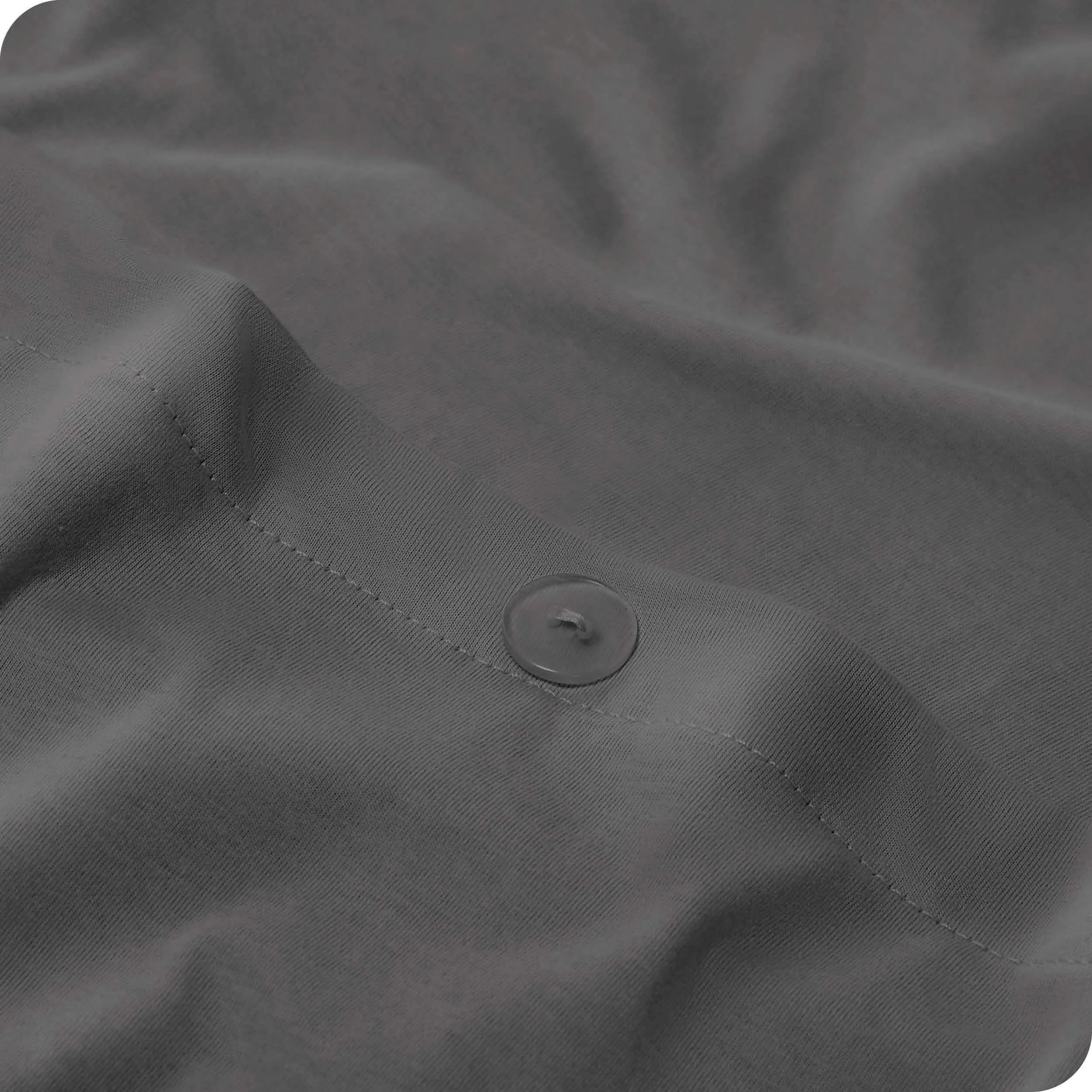 Organic Cotton Jersey Duvet Cover Set
