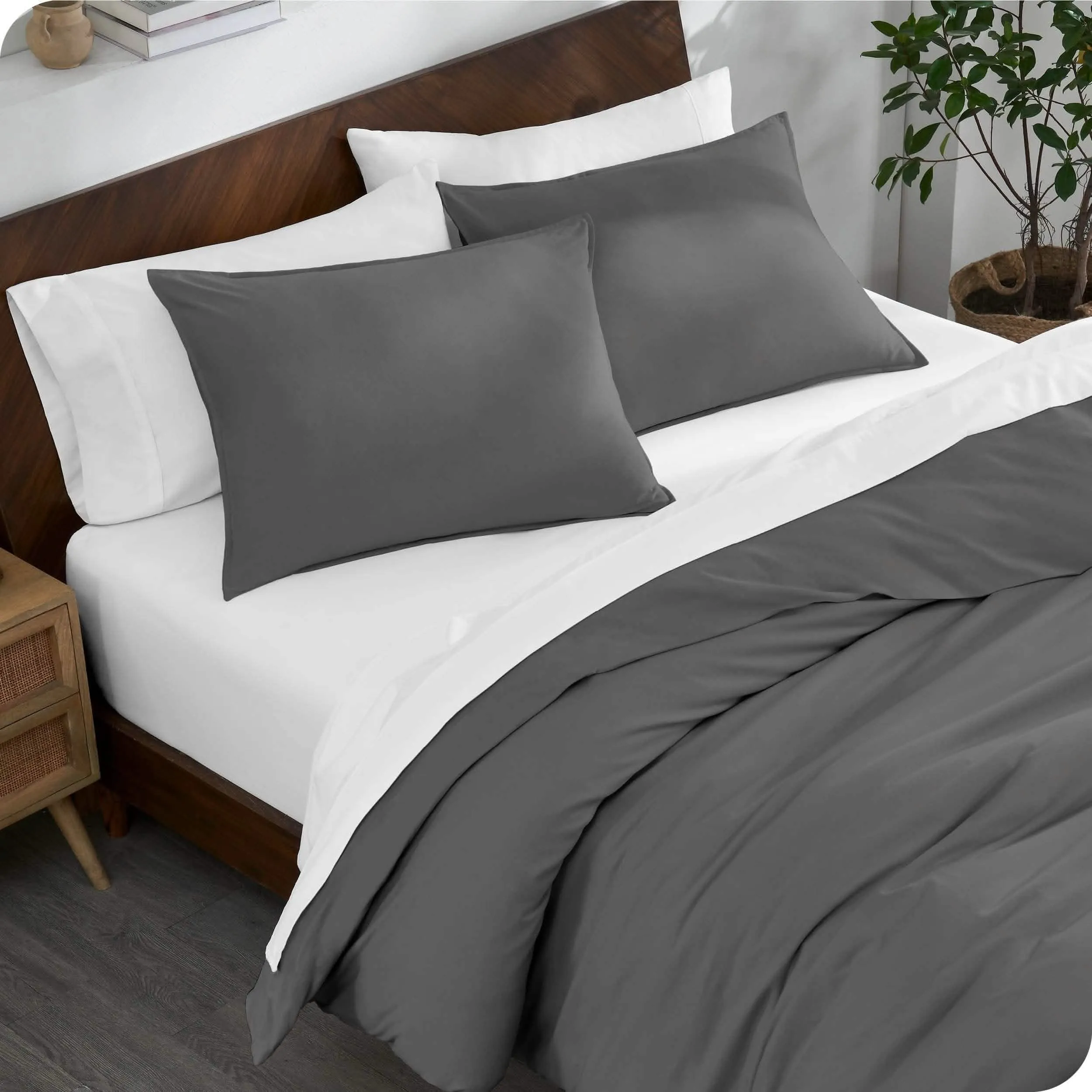 Organic Cotton Jersey Duvet Cover Set