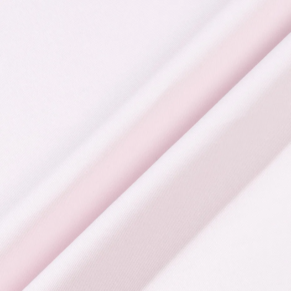 Pale Pink Stretch Suiting Cotton