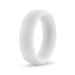 Performance Silicone Glo Cock Ring - White
