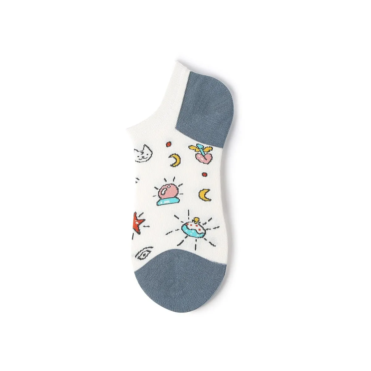 Sci-Fi Game Summer Women 5pcs Ankle Socks Set