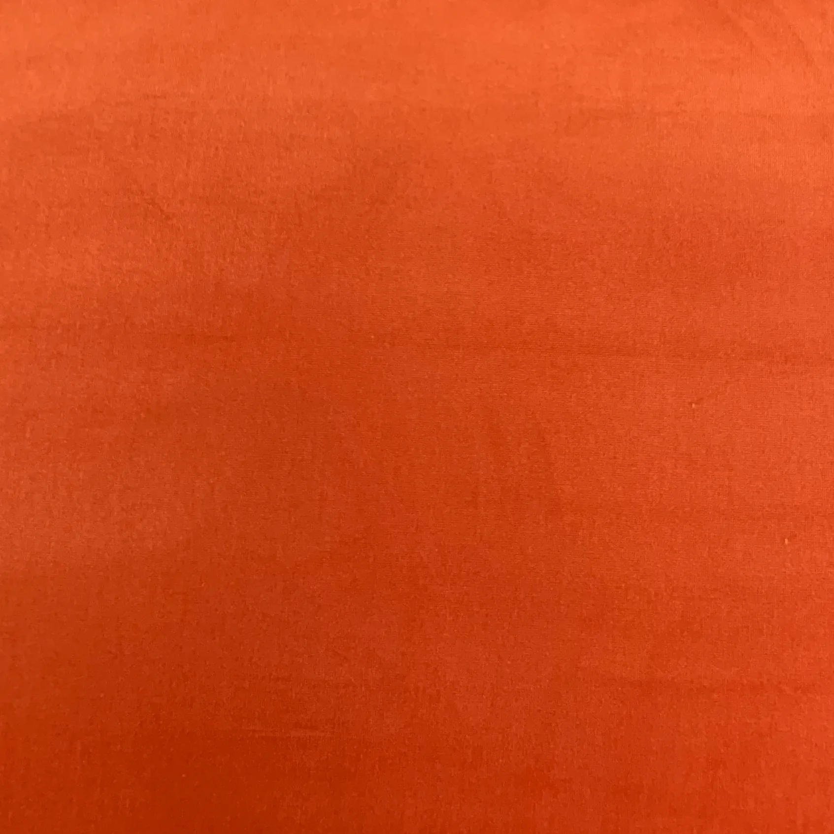 Tangerine Cotton Blend Velvet Fabric